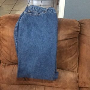 Blue jeans boot cut